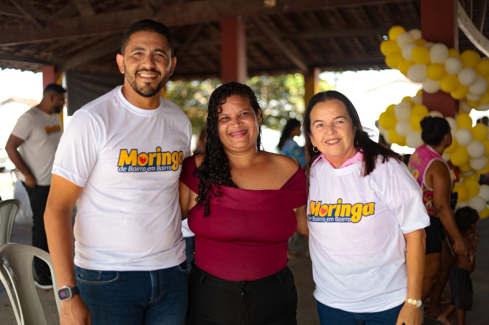 Fátima Canuto e Marcelo Moringa realizam ação com atendimentos de saúde em Marechal Deodoro