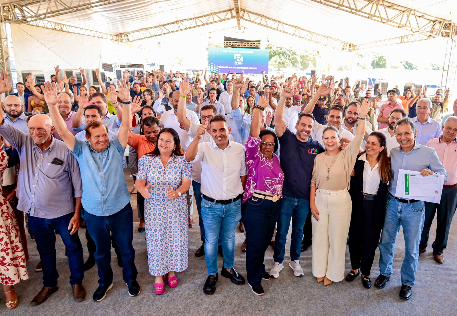 Fátima Canuto prestigia agenda de entregas em comemoração aos 151 anos de Pilar